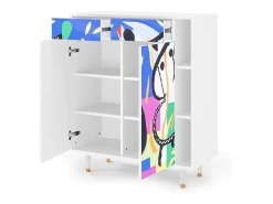 Aparador - 96х110х41 cm - BS6 - La Tristesse du Roi, Blanco