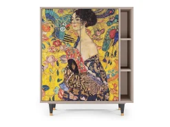 Aparador - 96х110х41 cm - BS6 - Lady with Fan by Klimt, Latte
