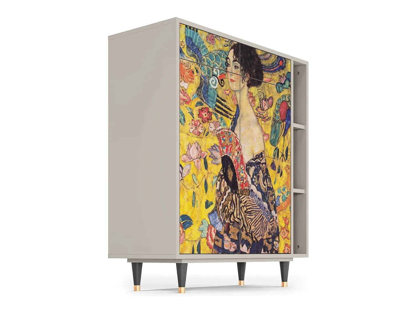 Aparador - 96х110х41 cm - BS6 - Lady with Fan by Klimt, Arena
