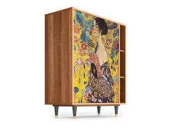 Aparador - 96х110х41 cm - BS6 - Lady with Fan by Klimt, Nogal