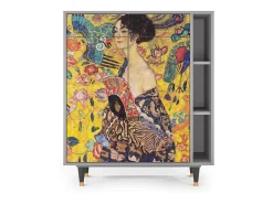 Aparador - 96х110х41 cm - BS6 - Lady with Fan by Klimt, Gris
