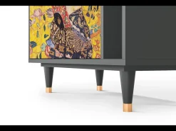 Aparador - 96х110х41 cm - BS6 - Lady with Fan by Klimt, Antracita