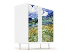 Aparador - 94х96х41 cm - BS5 - Landscape, Blanco