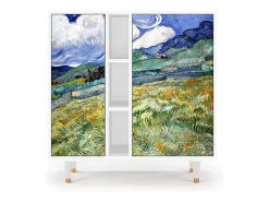Aparador - 94х96х41 cm - BS5 - Landscape, Blanco