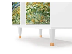 Aparador - 94х96х41 cm - BS5 - Landscape, Blanco