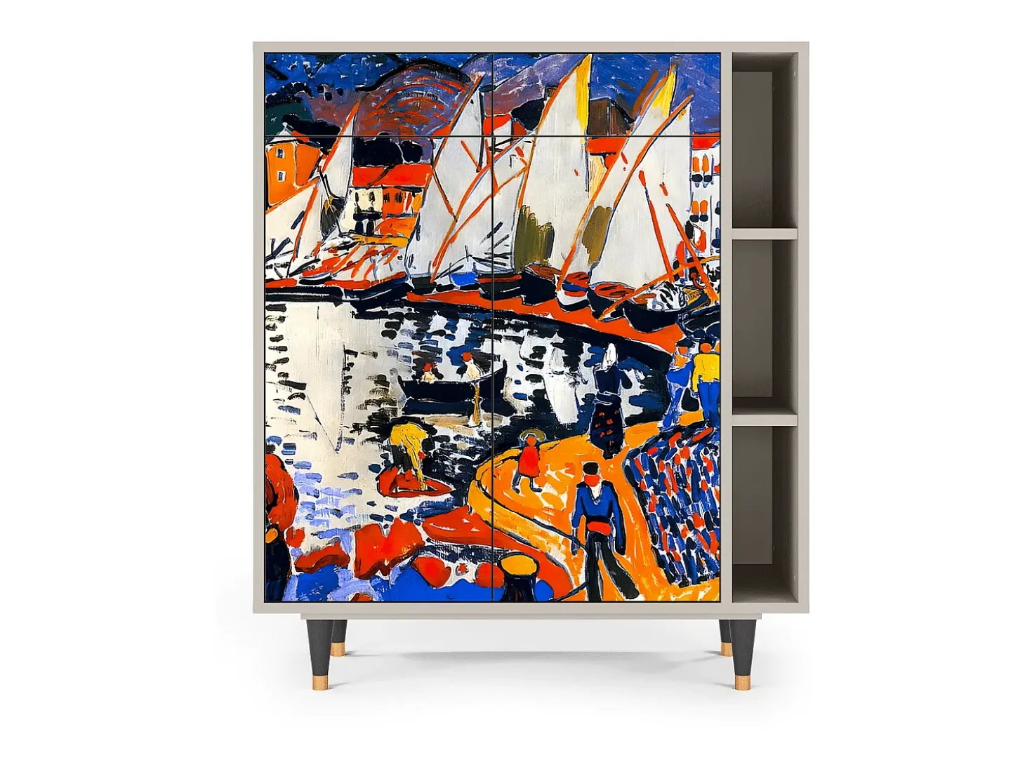 Aparador - 96х110х41 cm - BS6 - Le Séchage des voiles , Arena