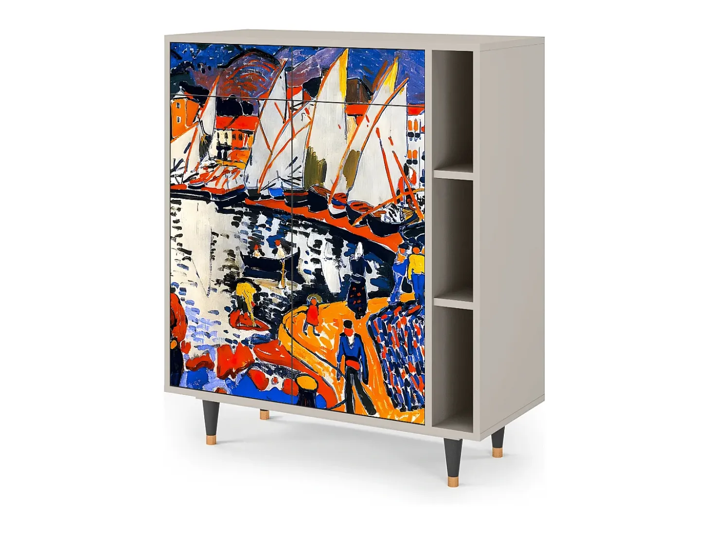 Aparador - 96х110х41 cm - BS6 - Le Séchage des voiles , Arena