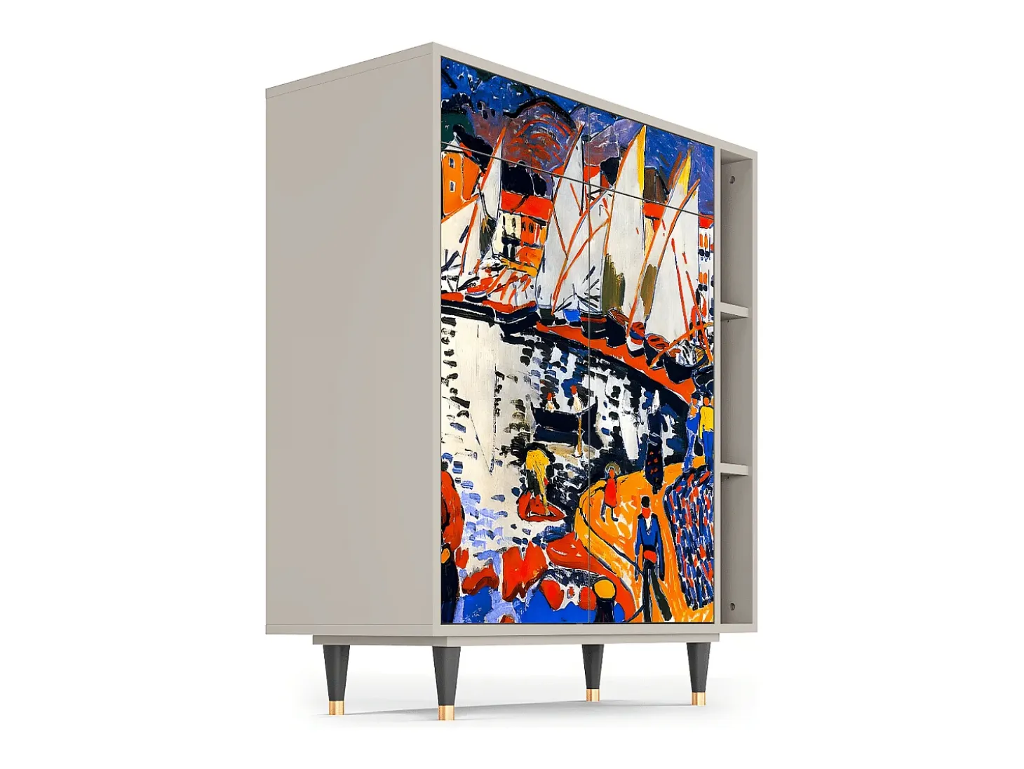 Aparador - 96х110х41 cm - BS6 - Le Séchage des voiles , Arena