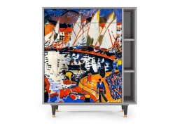 Aparador - 96х110х41 cm - BS6 - Le Séchage des voiles , Gris