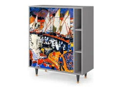 Aparador - 96х110х41 cm - BS6 - Le Séchage des voiles , Gris