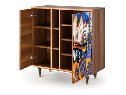 Aparador - 94х96х41 cm - BS5 - Le Séchage des voiles , Nogal
