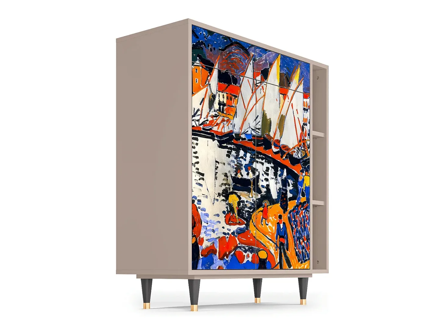 Aparador - 96х110х41 cm - BS6 - Le Séchage des voiles , Latte