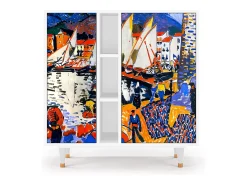 Aparador - 94х96х41 cm - BS5 - Le Séchage des voiles , Blanco