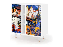 Aparador - 94х96х41 cm - BS5 - Le Séchage des voiles , Blanco