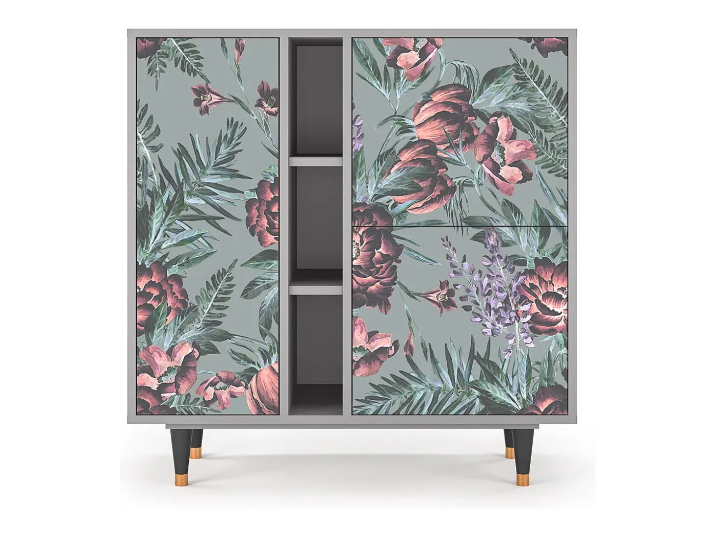 Aparador - 94х96х41 cm - BS5 - Light Peonies, Gris