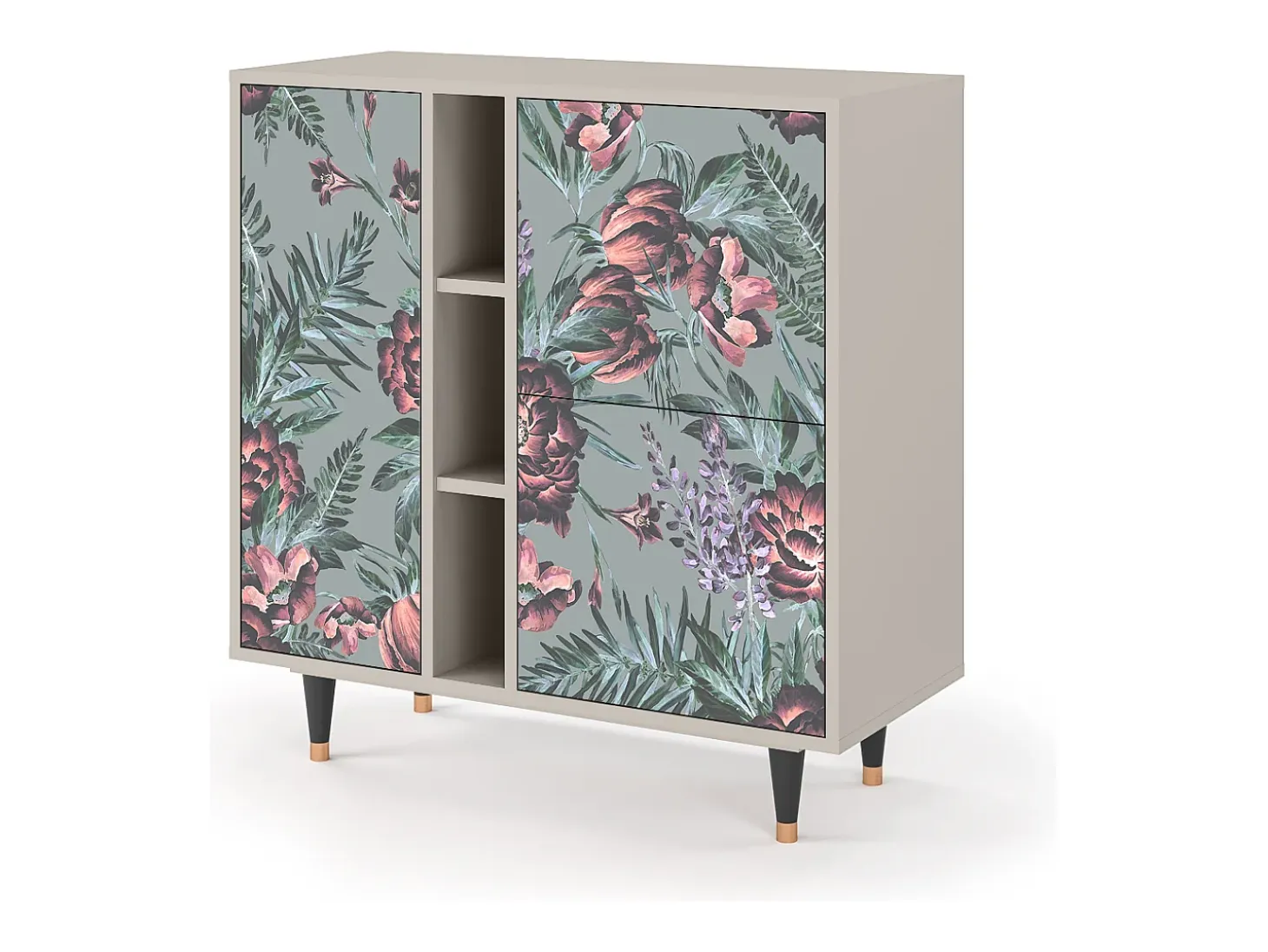 Aparador - 94х96х41 cm - BS5 - Light Peonies, Arena