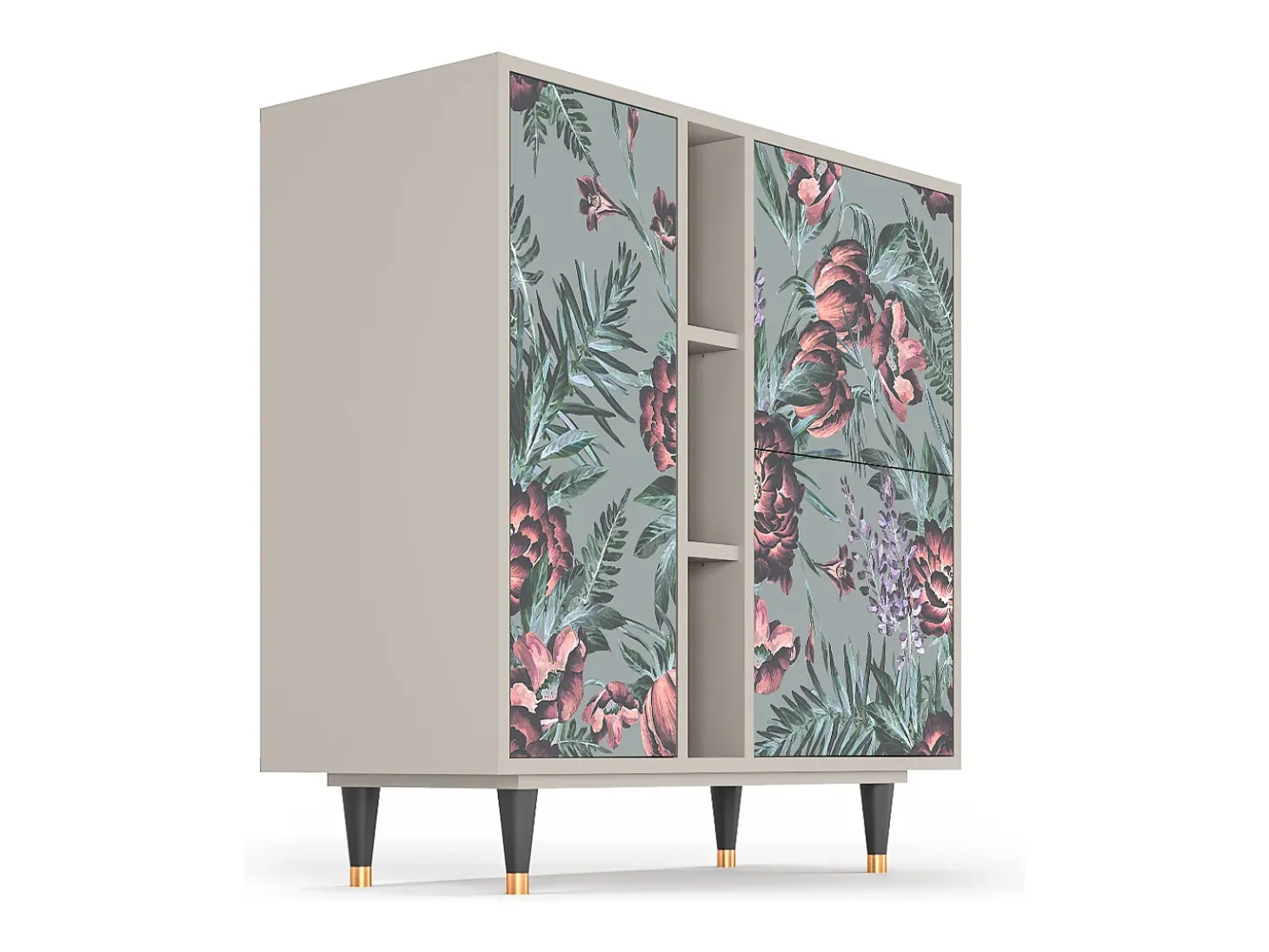 Aparador - 94х96х41 cm - BS5 - Light Peonies, Arena