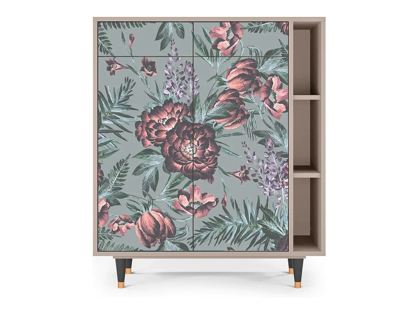 Aparador - 96х110х41 cm - BS6 - Light Peonies, Latte