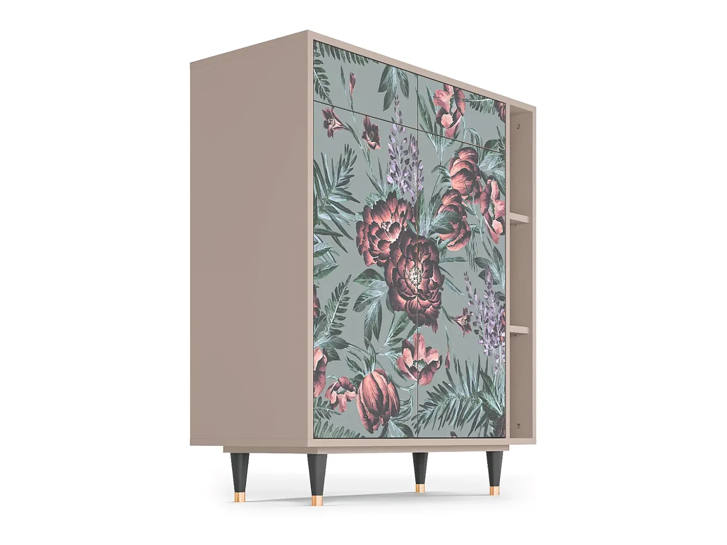 Aparador - 96х110х41 cm - BS6 - Light Peonies, Latte