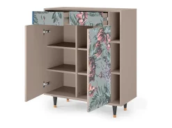 Aparador - 96х110х41 cm - BS6 - Light Peonies, Latte