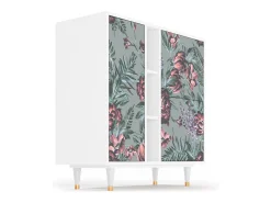 Aparador - 94х96х41 cm - BS5 - Light Peonies, Blanco