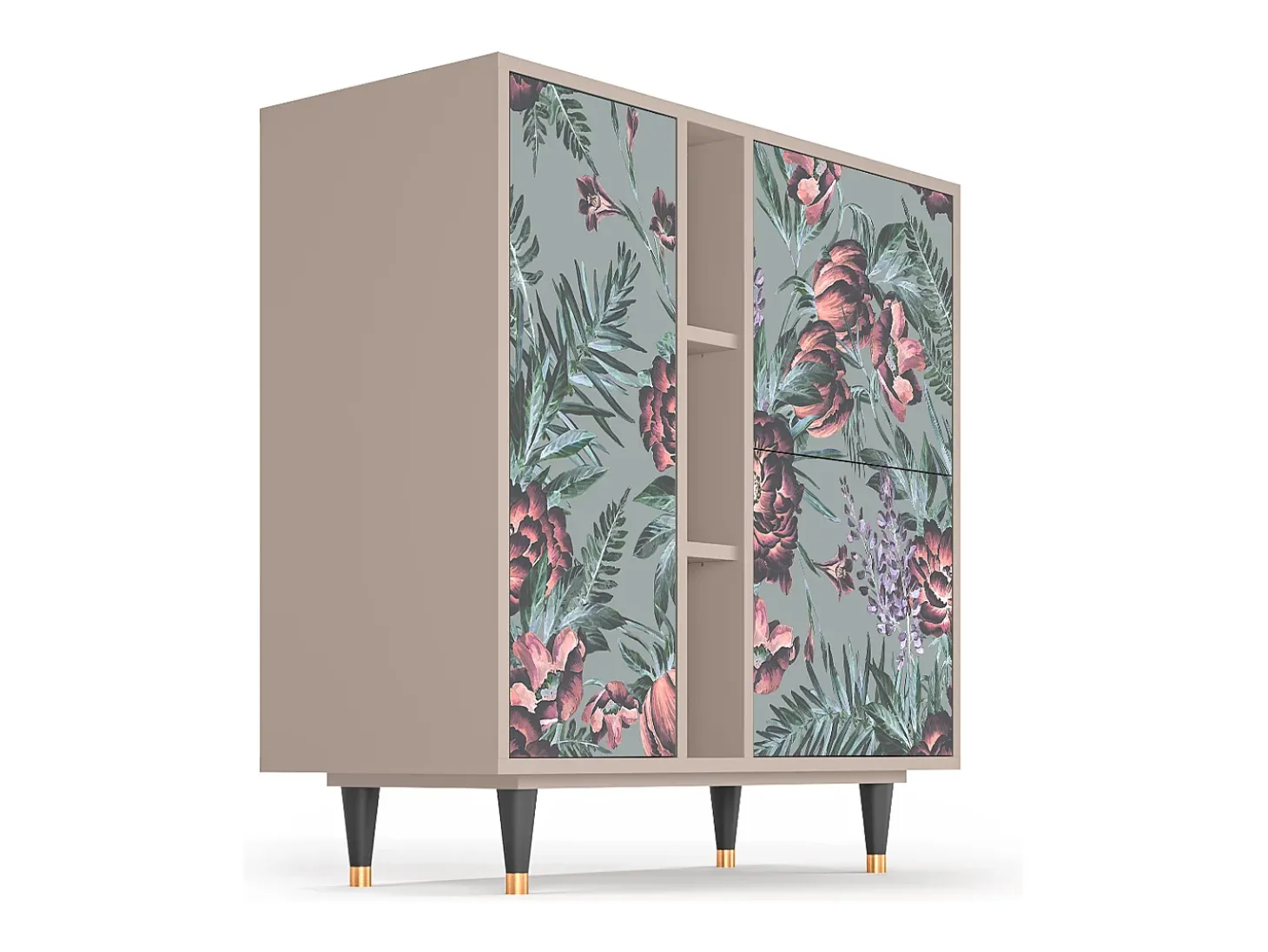 Aparador - 94х96х41 cm - BS5 - Light Peonies, Latte