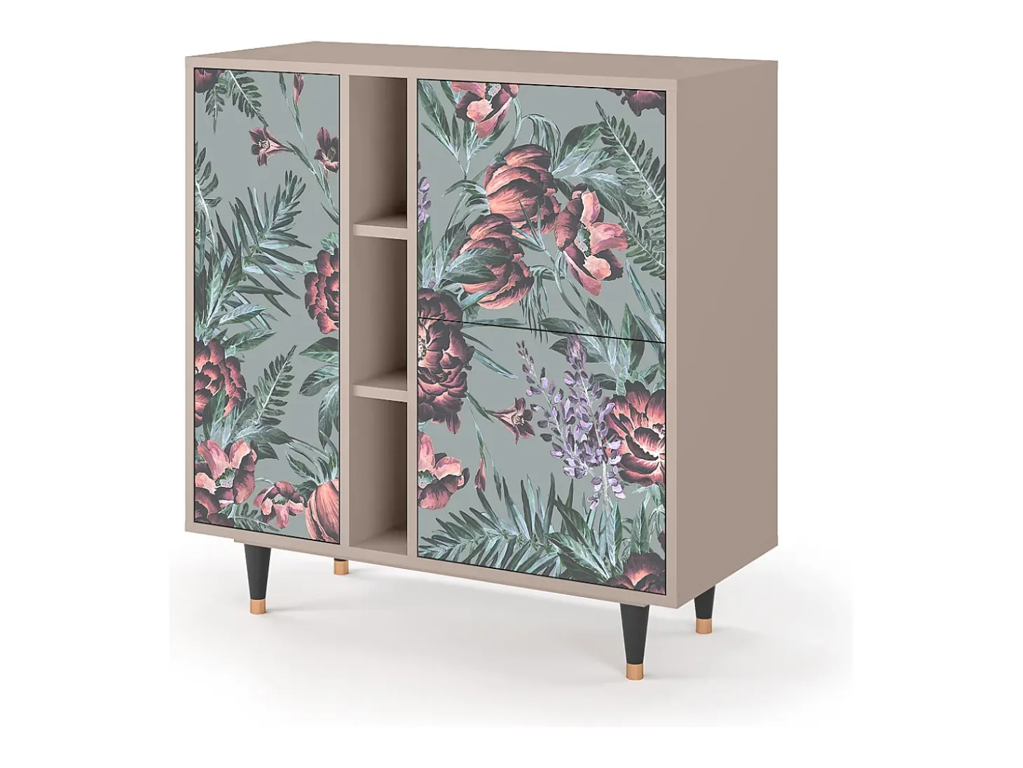 Aparador - 94х96х41 cm - BS5 - Light Peonies, Latte