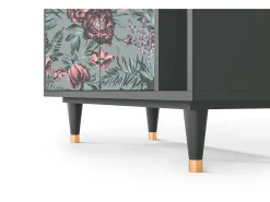 Aparador - 96х110х41 cm - BS6 - Light Peonies, Antracita