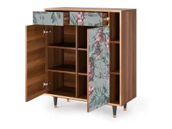 Aparador - 96х110х41 cm - BS6 - Light Peonies, Nogal
