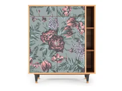 Aparador - 96х110х41 cm - BS6 - Light Peonies, Nogal