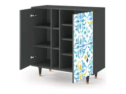 Aparador - 94х96х41 cm - BS5 - Lisbon Flover, Antracita