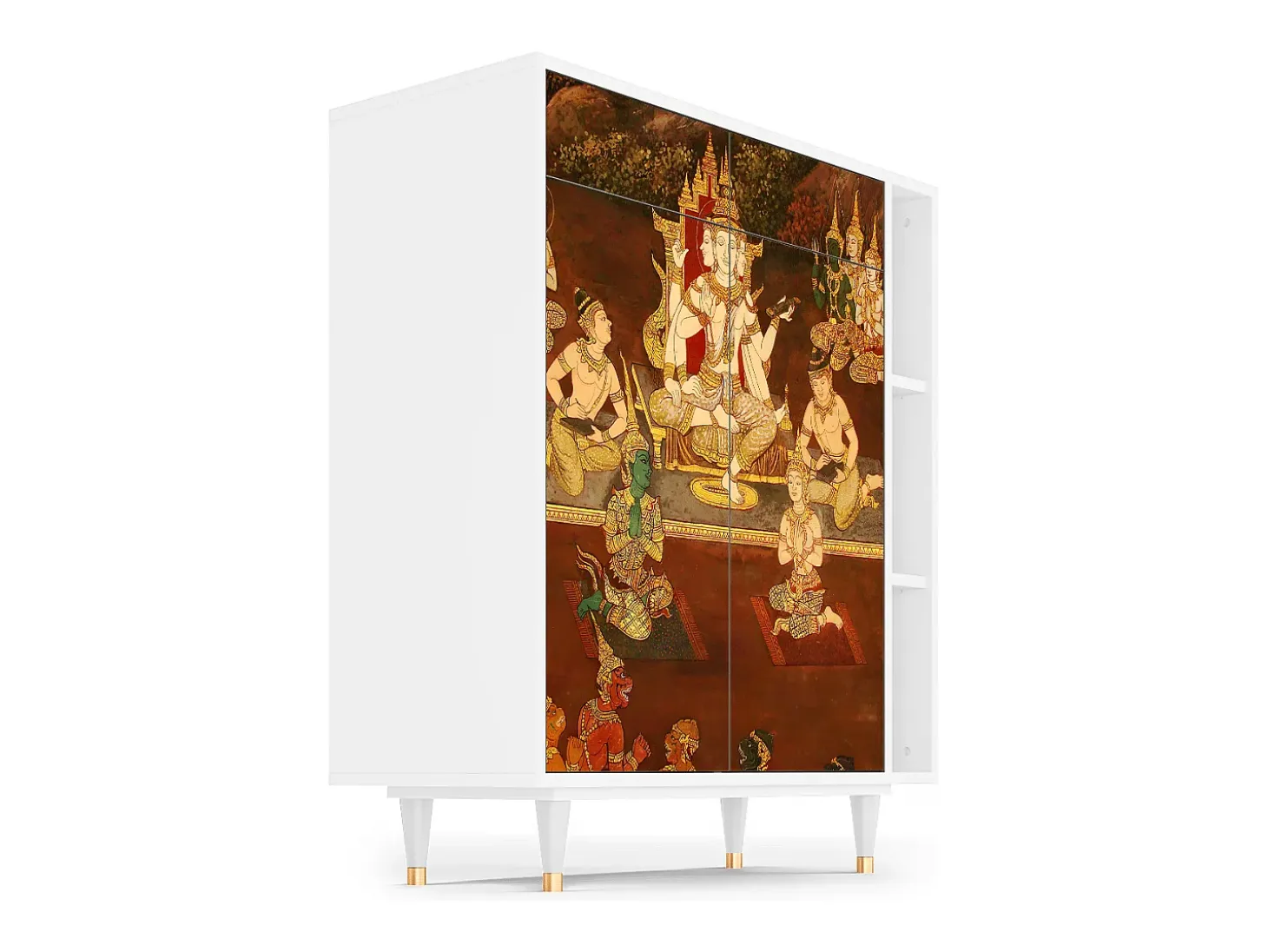 Aparador - 96х110х41 cm - BS6 - Malyavan, Blanco