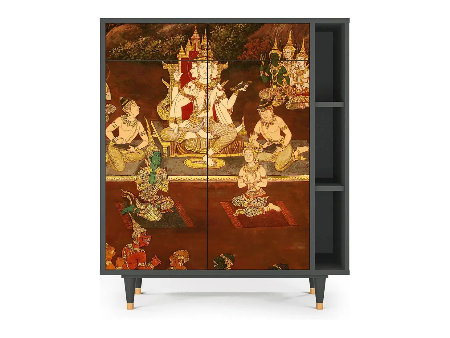 Aparador - 96х110х41 cm - BS6 - Malyavan, Antracita