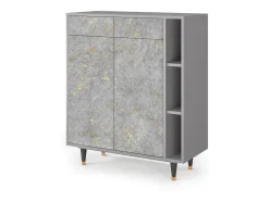 Aparador - 96х110х41 cm - BS6 - Mariana Trench, Gris