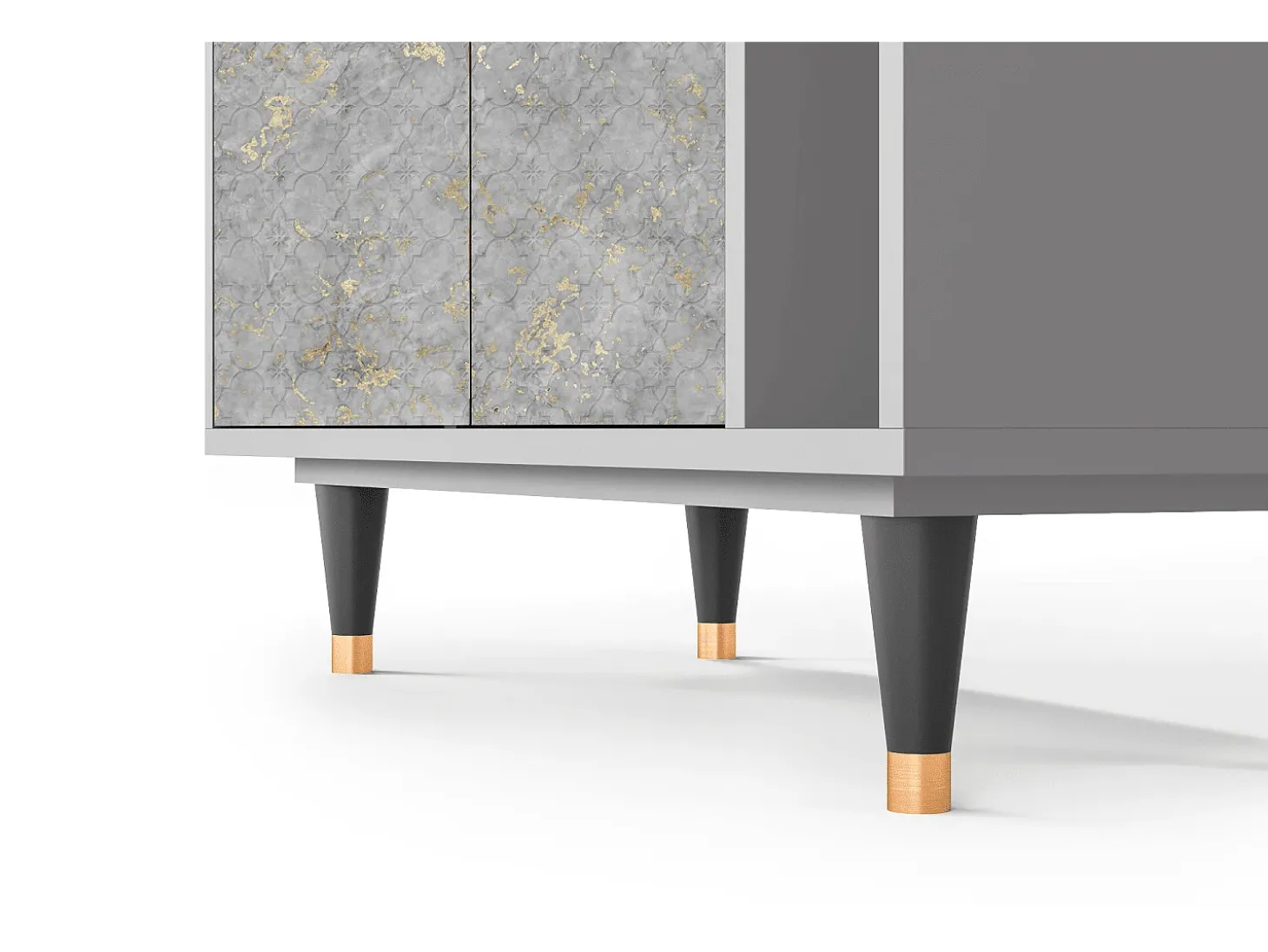 Aparador - 96х110х41 cm - BS6 - Mariana Trench, Gris