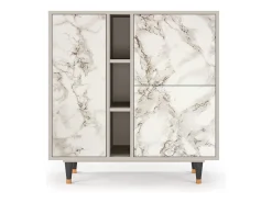 Aparador - 94х96х41 cm - BS5 - Milk Marble, Arena
