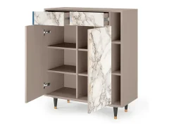Aparador - 96х110х41 cm - BS6 - Milk Marble, Latte