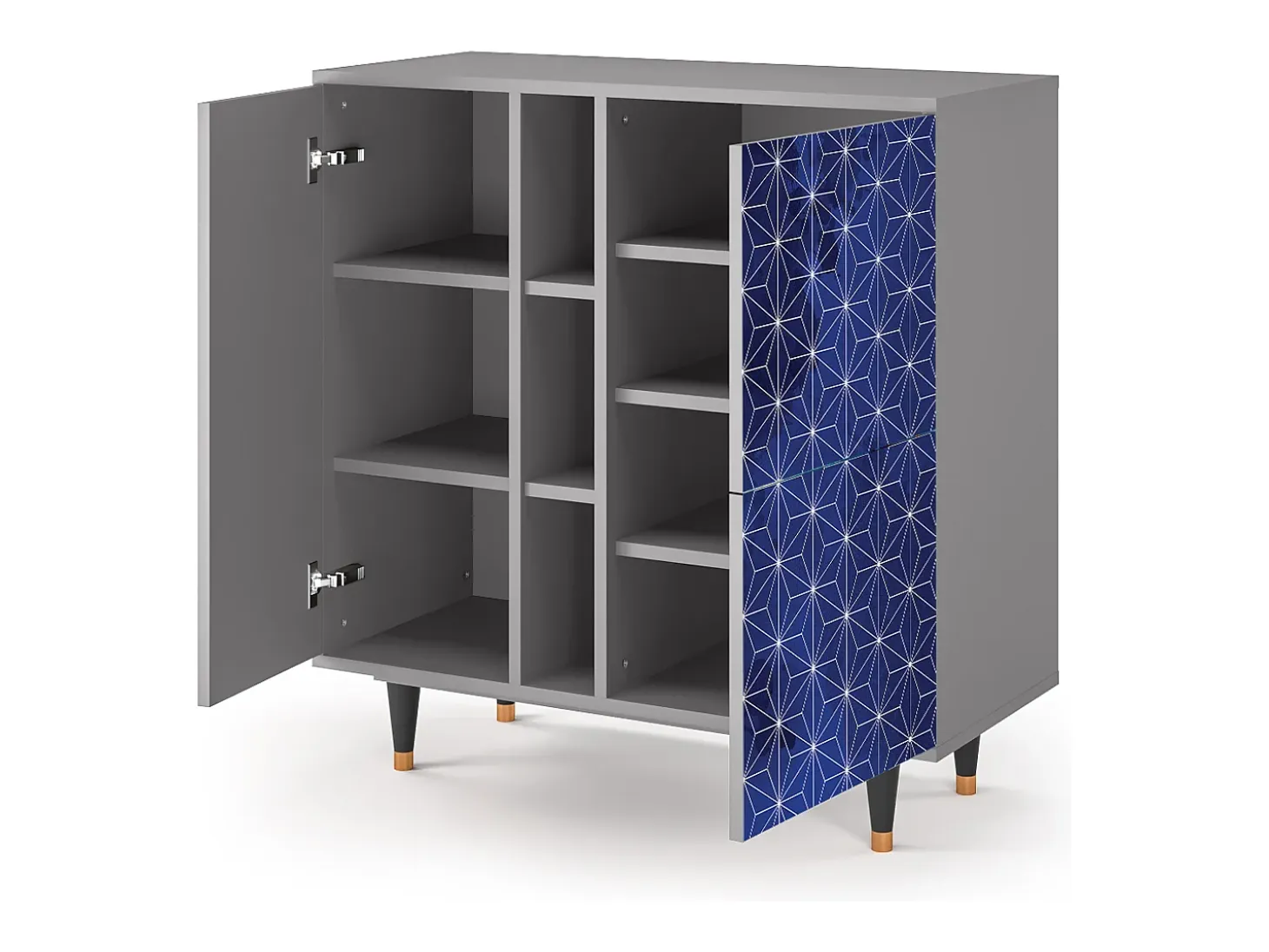 Aparador - 94х96х41 cm - BS5 - Milky Way, Gris