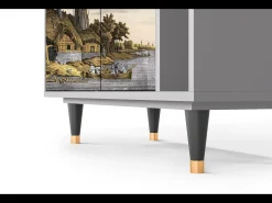 Aparador - 96х110х41 cm - BS6 - Mill along a River, Gris