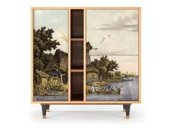 Aparador - 94х96х41 cm - BS5 - Mill along a River, Nogal