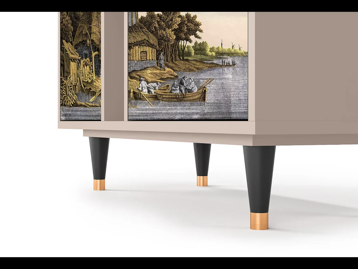 Aparador - 94х96х41 cm - BS5 - Mill along a River, Latte