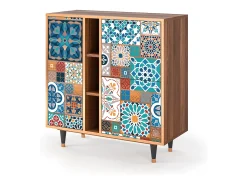 Aparador - 94х96х41 cm - BS5 - Moroccan Market, Nogal