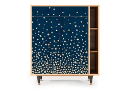 Aparador - 96х110х41 cm - BS6 - Night Skies, Nogal