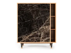 Aparador - 96х110х41 cm - BS6 - Night Abyss, Nogal