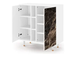 Aparador - 94х96х41 cm - BS5 - Night Abyss, Blanco