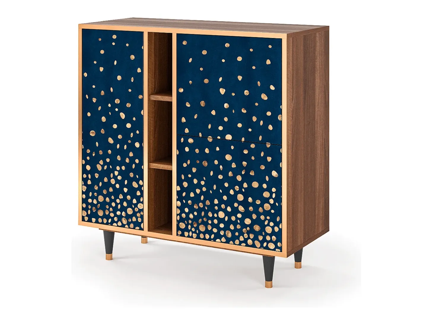 Aparador - 94х96х41 cm - BS5 - Night Skies, Nogal