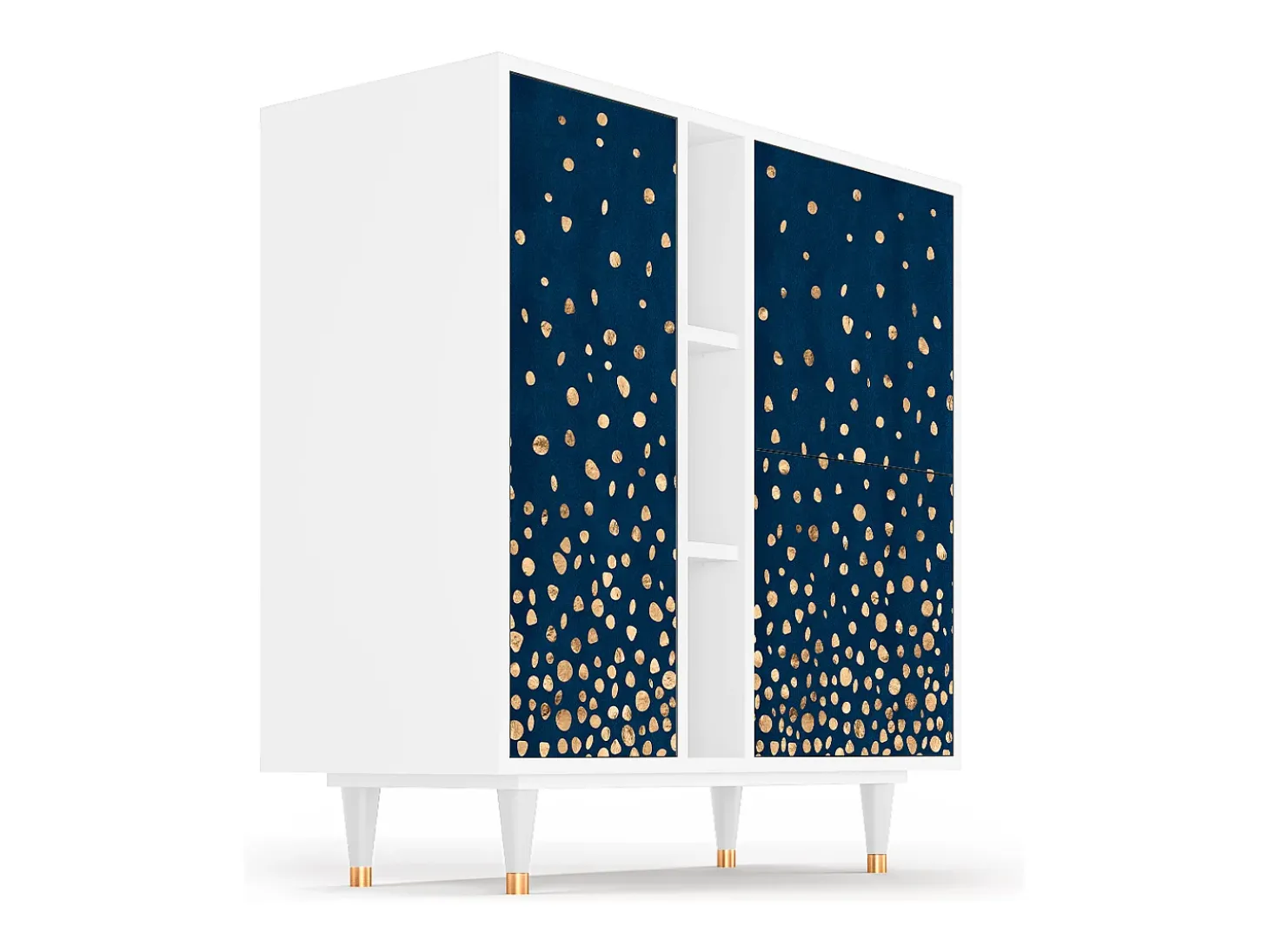 Aparador - 94х96х41 cm - BS5 - Night Skies, Blanco