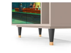 Aparador - 96х110х41 cm - BS6 - Nighthawks by Hopper, Latte