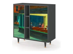 Aparador - 94х96х41 cm - BS5 - Nighthawks by Hopper, Antracita
