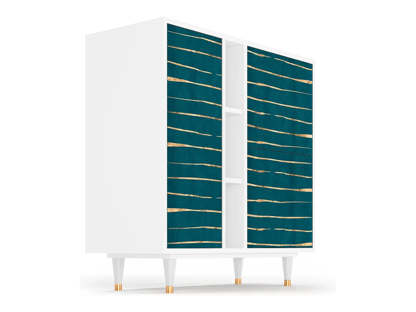 Aparador - 94х96х41 cm - BS5 - Ocean Drive, Blanco